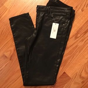 AG Adriano Goldschmied Coated Legging Ankle